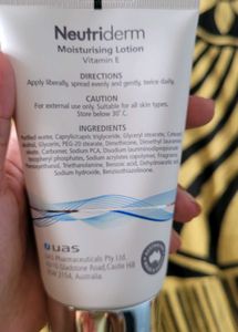 [Price Reduced] Neutriderm Moisturizing Lotion Vit