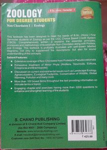 B. Sc (Hons.)Semester 1 Zoology Book