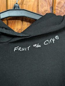 Black Graphic Hoodie
