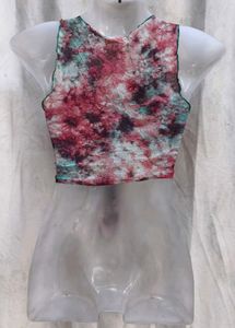 10111. Tie-Dye Crop Top