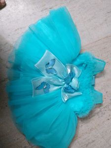 Cute Turquoise Tulle Dress