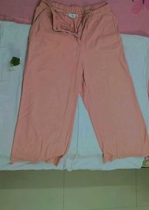 LINEN PANTS PEACH COLOUR
