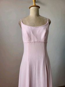 Elegant Pink Maxi Dress