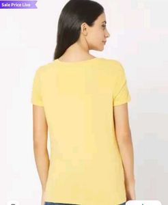 SPYKAR Women Yellow T-shirt