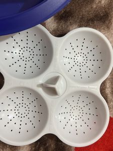 New Microwave Idli &amp; Pizza Stand With Container