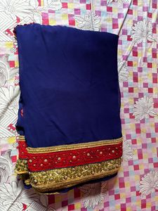 Heavy Stone Work Partywear Saree