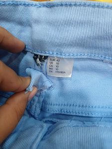 H&amp;M Sky Blue Denim Jeans