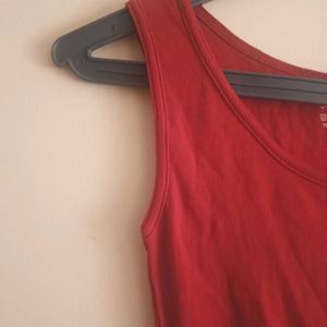 Red Tank Top - Casual Style
