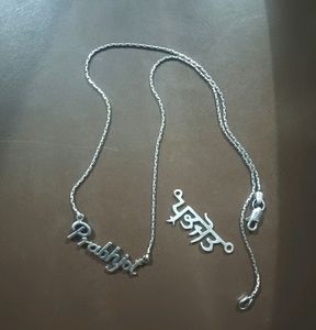 Women OG Silver Name Pendant 🥰