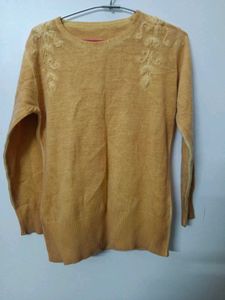 Embroidered Knit Sweater