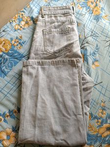 Blue &amp; Black Minimal Straight Jeans For Girls