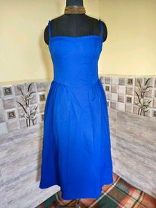 🎁Buy 2 Get 1 Free🎁Size Small Blue Midi Dress
