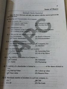 CBSE MCQs In Accountancy Class 12