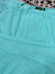 Light Blue Polka Dot Dress