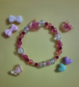 Pink Y2k Kawaii Bracelet🎀