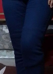 Navy Blue Denim Jeans