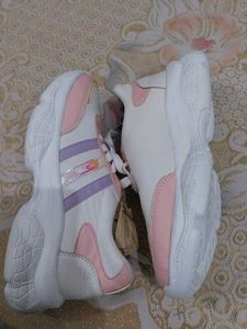 Cute Pink &amp; White Sneakers