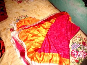 satin silk saree