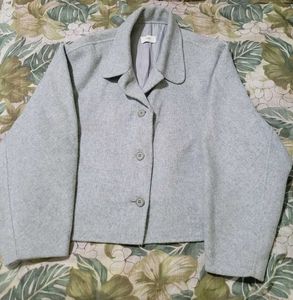 Grey Cropped Jacket