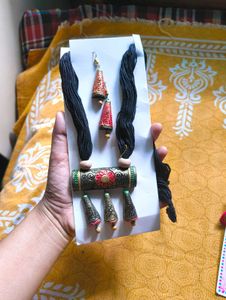 Terracotta Necklace Set Of 2