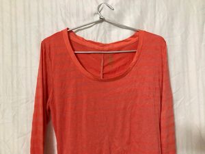 Orange Full Sleeves Top