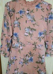 Floral Chiffon Midi Dress Never Used