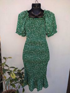 Short Puff Sleeve Cocktail Dresses