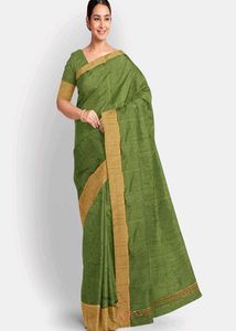 Elegant Green Saree