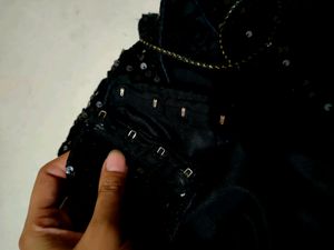 Black Sequence Blouse