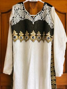 Beautiful Kurta Set White👗