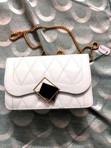 Stylish White box Crossbody Bag