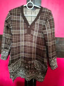 Woolen Stretchable Kurti