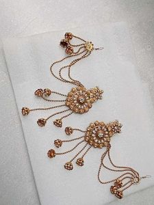 Gold Tone Dangle Earrings