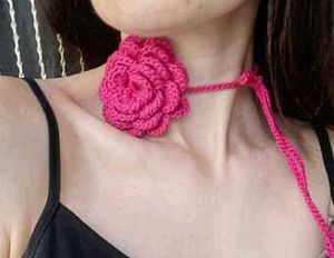 Rose Crochet Choker