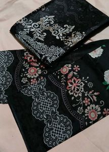 Pretty Printed Suit Material 🖤⚘️