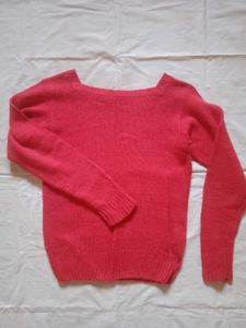 Coral Knit Sweater