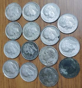 Rare Old Vintage US Dimes 15 Pcs Set Combo.