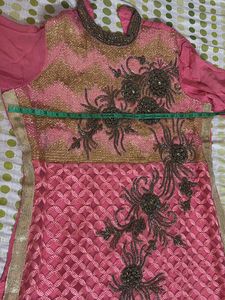 Coral Beaded Kurta