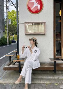 White Shirt and Pant Set