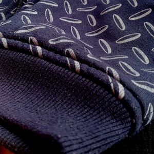 Boys Blue Printed Hoodie