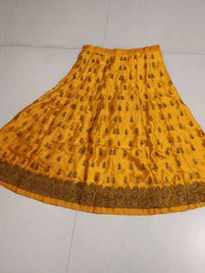 Elegant Yellow Ethnic Lehenga