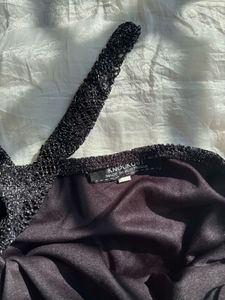 Sparkly Fringe Halter Top