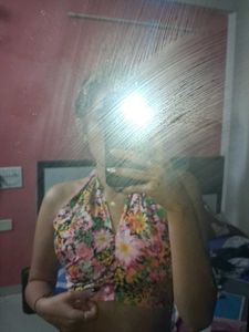 Floral Halter Top