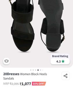 Black Ankle Strap Heels