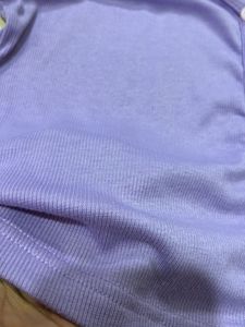 This Is A Lavender Crop Top ,casual Wear