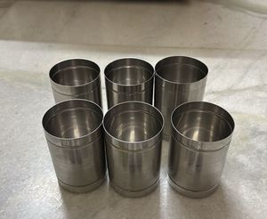 Steel Glass &amp; Spoon Set