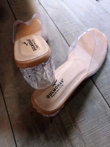 transparent heels