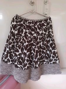 Floral Print Skirt