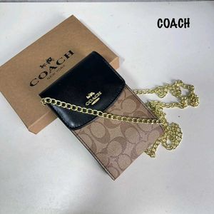 COACH MOBILE SLING WITH BOX& CARD SLOT