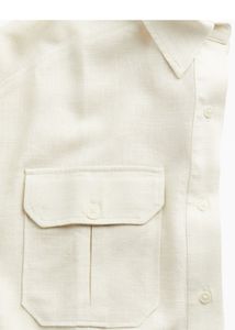 set of 2 cargo H&amp;M linen shirts